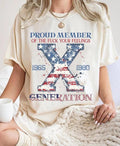 Proud Member Fck Your Feelings Generation Tshirt, American Flag Gift, Generation X Sag, Gen X Sarcastic, Gen X Tee, Fck...