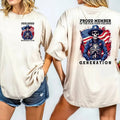 Pround Member Of The Fck Your Feelings Generation Thirt, Generation X 1965 1980 Tee, Birthday Gifts Usa Flag 2 Sides,...