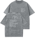 Proverbs 31_25 Unisex Washed T-Shirt, Christian t shirts, Vintage 90s Graphic Tee, Gift Top Womenswear Cotton Hoodie,...
