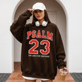 Psalm 23 Sweatshirt The Lord Is My Shepherd Bible Verse Christian Football Jersey Sweater Gift Idea T-Shirts, Hoodie