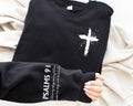 Psalms 91 Sleeve Print Christian Religious Bible Verse Shirts Faith Based T-Shirts, Hoodie, Sweatshirt