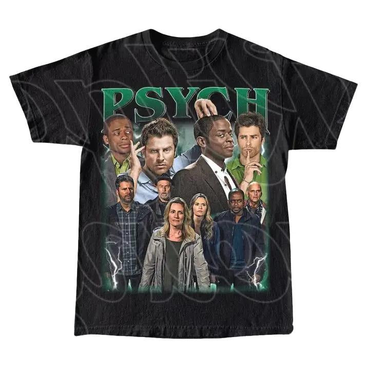 Psych Tv Show Vintage T-Shirt, Gift For Fans T-Shirt, Movie shirt Hoodie, Sweatshirt | GrindPrints.com