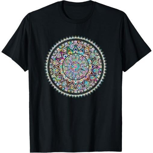 Psychedelic Love Mandala Heart Chakra T-Shirt Made in USA Hoodie, Sweatshirt | GrindPrints.com
