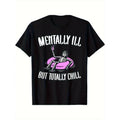 Psychopathic But Completely Calm Fun Mental Health Halloween Made USA T-Shirts, Hoodie, Sweatshirt