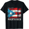 Puerto Rico Flag Heritage Month Hispanic Boricua Rica T-Shirt Made in USA Hoodie, Sweatshirt | GrindPrints.com