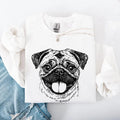 Pug, Pet, Dog Breed Sweatshirt, Crew Neck, Women's, Crewneck T-Shirts, Hoodie | GrindPrints.com