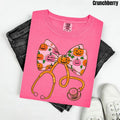 Pumpkin Bow Stethoscope Comfort Colors T-Shirt 'NLB' Hoodie, Sweatshirt | GrindPrints.com