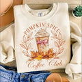 Pumpkin Spice Club Graphic Pullover T-Shirts, Hoodie, Sweatshirt | GrindPrints.com
