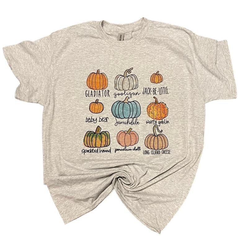 Pumpkin Variety Shirt Hoodie, Sweatshirt | GrindPrints.com