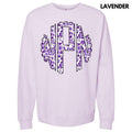Purple Floral Monogram Sweatshirt 'NLB' T-Shirts, Hoodie | GrindPrints.com