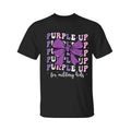 Purple Up For Military Coquette Bow Military T-Shirt,  Fashion Casual Short Sleeve T-shirt for Daily Wear, Ladies Summer...
