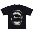 Purpoz Peace T-Shirt - Cotton Shirt - Streetwear - S to 4XL - Multiple color Hoodie, Sweatshirt | GrindPrints.com
