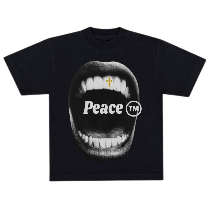 Purpoz Peace T-Shirt - Cotton Shirt - Streetwear - S to 4XL - Multiple color Hoodie, Sweatshirt | GrindPrints.com