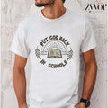 Put God Back In Schools Shirt Casual Style Crew Neck Short Sleeve T-Shirt Tops Trendy for Unisex, Perfect Gift Hoodie,...