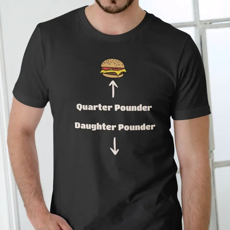 Quarter Pounder T Shirt, Unisex, 100% cotton Fabric Menswear Hoodie, Sweatshirt | GrindPrints.com