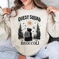Quest Fantasy Squad Broccoli Funny Cat, Fourth Wing Shirt, Basgiath War College, Violet Sorrengail, Dragon Rider Shirt,...