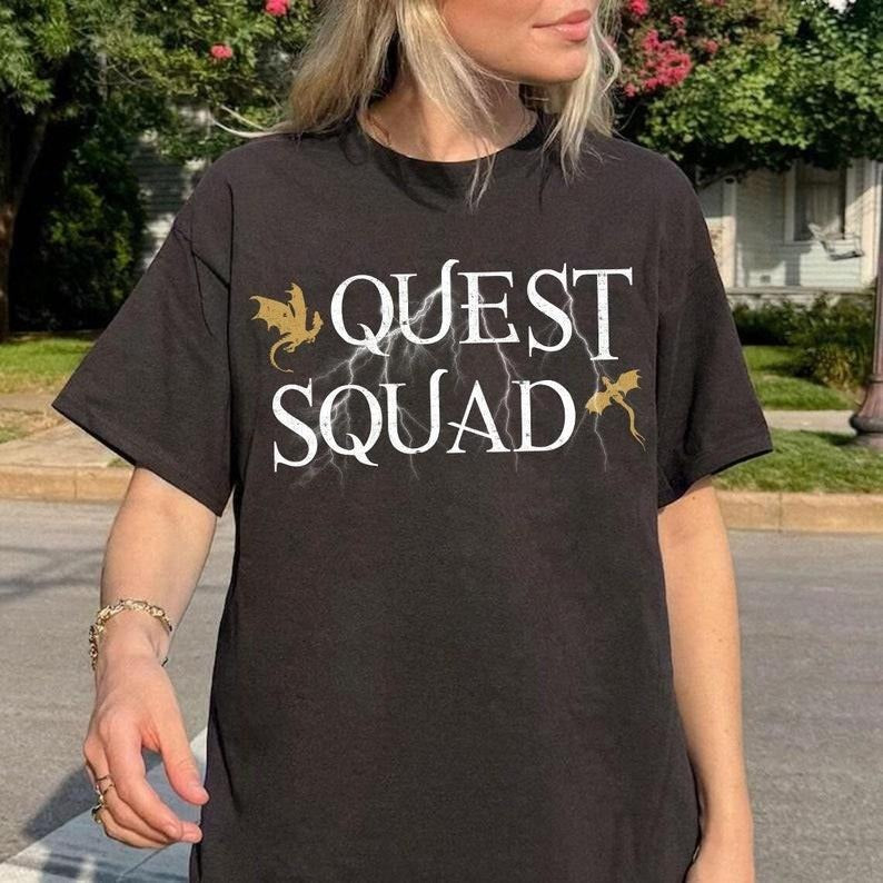 Quest Squad Shirt, Basgiath War College Shirt, Fourth Wing Quest Squad, Ridoc Shirt, Dragon Rider Shirt, Rebecca Yarros,...