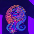 Quetzalcóatl piramide T-shirt Black Cotton Man Hoodie, Sweatshirt | GrindPrints.com