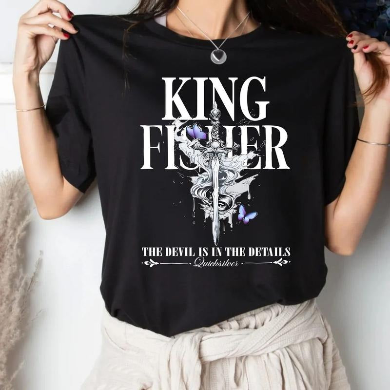 Quicksilver Kingfisher Shirt Fantasy Bookish Shirt Quicksilver Callie Hart Shirt Saeris Fane Kingfisher Inspired T-Shirts, Hoodie, Sweatshirt