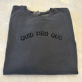 Quid Pro Quo Embroidered Custom Colors Tee Shirt Hoodie, Sweatshirt | GrindPrints.com