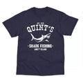 Quints Shark Fishing Inspired by Jawss Movie Printed T-Shirt, unisex shirt, womenswear, menswear, gift for movie fans,...