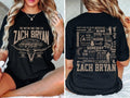 "Quittin' Time Tour Za99ch Bry11an 2024 Tour T-Shirt S-3XL, Country Music, Concert Merch, Unisex Shirt, Trending Gift For...