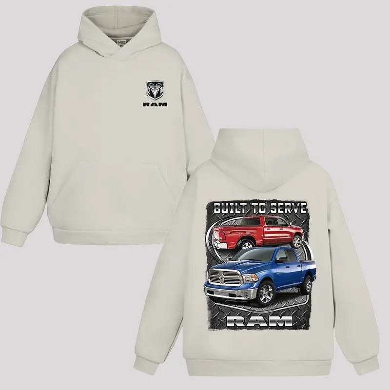 RAM Trucks HEMI Hoodie Dodge RAM 1500 American Truck Mens Sweatshirt Hoodie T-Shirts | GrindPrints.com