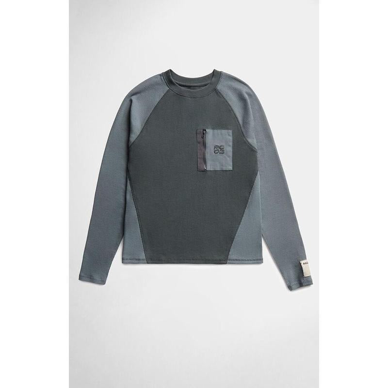RC Outdoor Supply Men's Patch Pocket Long Sleeve Waffle Knit T-Shirt Hoodie, Sweatshirt | GrindPrints.com
