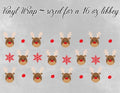 REINDEER SNOWFLAKE VINYL CUP WRAP T-Shirts, Hoodie, Sweatshirt | GrindPrints.com