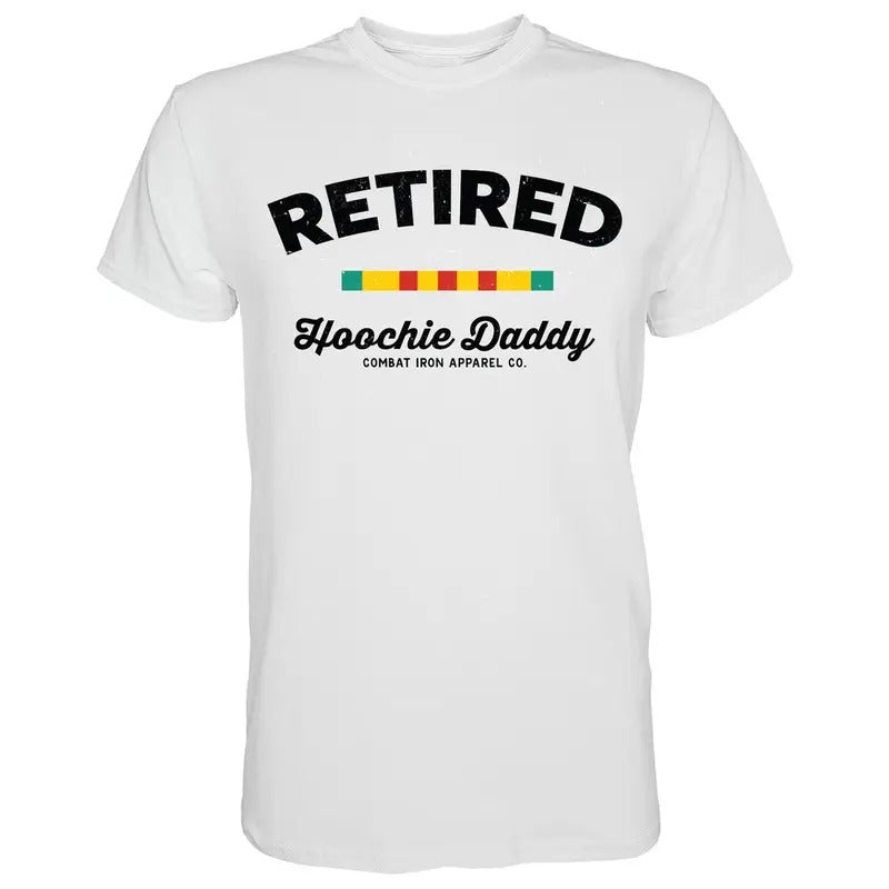 RETIRED HOOCHIE DADDY VETERAN RIBBONS MEN'S T-SHIRT Hoodie, Sweatshirt | GrindPrints.com