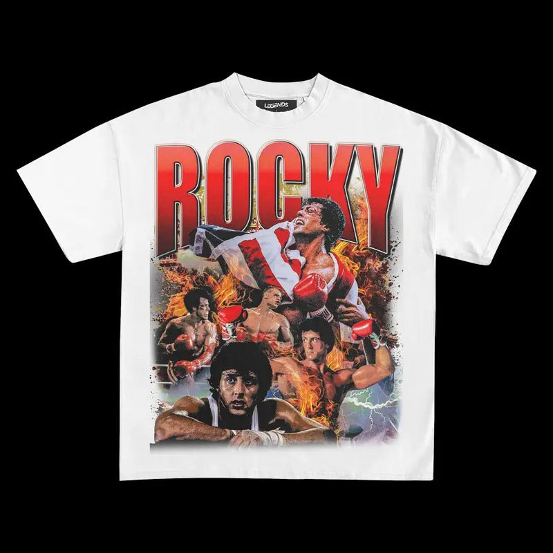 ROCKY BALBOA VINTAGE TEE Hoodie, Sweatshirt | GrindPrints.com