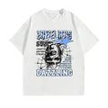 ROMWE Anime Men's Two-Dimensional Printed Loose T-Shirt Is Suitable For Daily Spring Tshirt, Sweatshirt,Hooodie  Size S-...