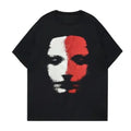 ROMWE Goth Men's Loose Fit Drop Shoulder T-Shirt Cotton Unisex T-Shirt, Crew Neck, Size S- 3XL, Menswear Top, Womenswear...