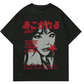 ROMWE Men Short Sleeved Y2k T-Shirt With Slogan T-Shirt, S-3XL, Streetwear & Underwear, Unisex Cotton Crewneck T-Shirt