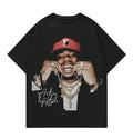ROMWE Street Life Men's Portrait Printed Short Sleeve T-Shirt, Summer, School Cotton T-Shirt, Hoodie, Sweatshirt S-3XL,...