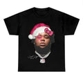 ROd Wavee Pink Santa Christmas Graphic Rap Tee Hoodie, Sweatshirt | GrindPrints.com