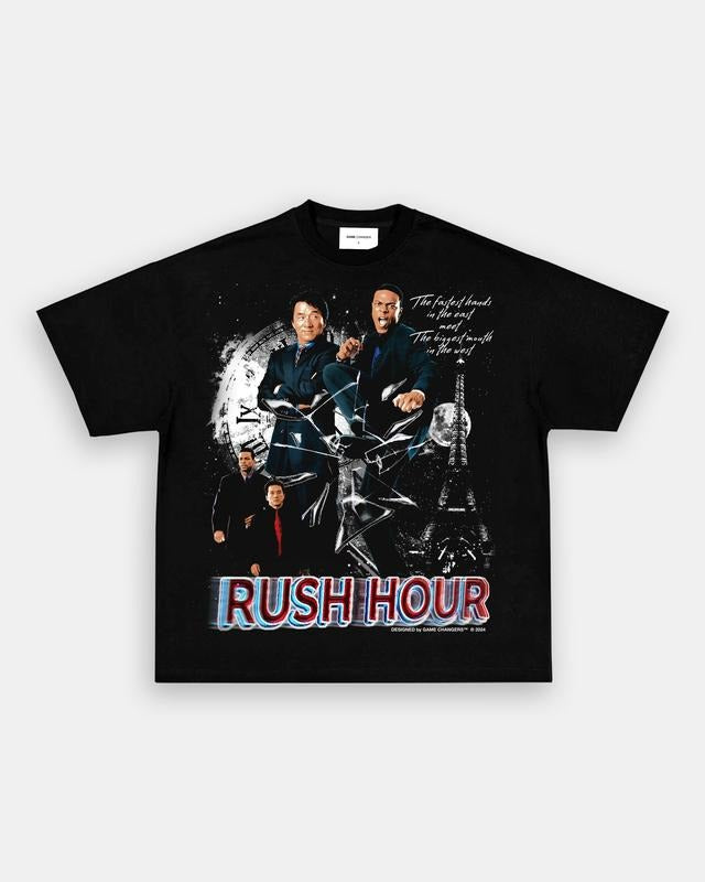 RUSH HOUR V2 TEE Trending Movie T shirt Vintage 90s T-shirt gift for Movie fans gift for him gift for her unisex T-shirt...