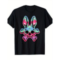 Rabbit Skull Crossbones Funny Easter Bunny Skeleton Rabbit T-Shirt, Men's T-Shirt, 220g made in usa Hoodie, Sweatshirt