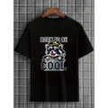 Raccoon Classic Printed Cotton Crew Neck T-Shirt - Short Sleeve T-Shirt, Casual for Men, Comfortable for Weekend Outings,...