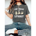Raccoon Halloween Shirt, Stay Trashy and Spooky Shirt, Spooky Season, Funny Halloween, Trick or Treat, Halloween Womens...