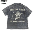 Raccoon In Space Retro 90s Graphic T-Shirt, Funny Galaxy Graphic T-shirt, Problems Gag Moon 90s Shirt, Vintage Animal Gag...
