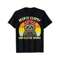 Raccoon Keep It Classy Little Trashy Mom Men's T-Shirt made in usa Hoodie, Sweatshirt | GrindPrints.com