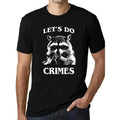 Raccoon Print T-shirt, Men's Casual Street Style Stretch Round Neck Tee Shirt For Summer made in usa Hoodie, Sweatshirt