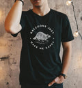 Raccoon T-Shirt, Raccoons Make me Happy Racoon Love Gift Loves Raccoons Wild Animal Gift T-Shirt, Raccoon Shirt Trash...
