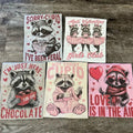 Raccoon Valentine Tees  - Unisex Fit Tees Hoodie, Sweatshirt | GrindPrints.com