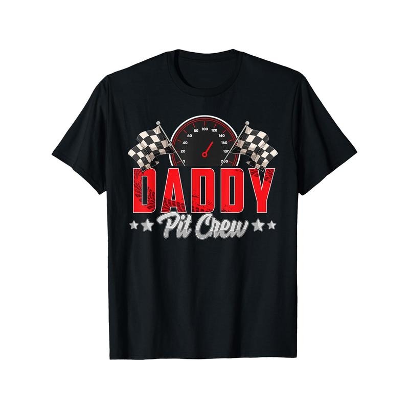 Race Car Birthday Party Racing Family Daddy Pit Crew T-Shirt made in usa Hoodie, Sweatshirt | GrindPrints.com