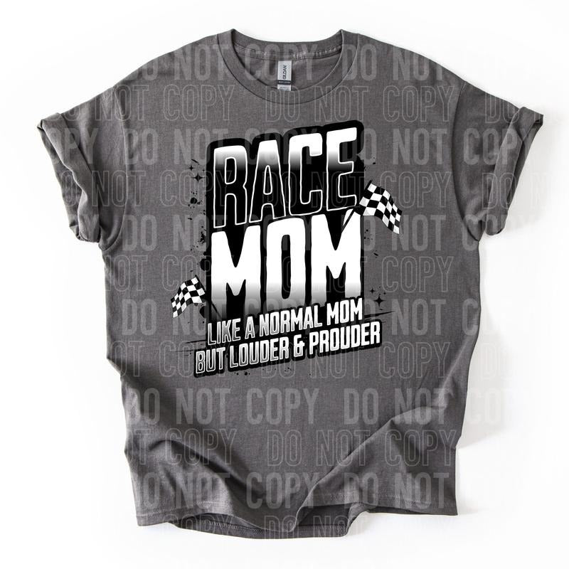 Race Mom DTF Transfers - THIS IS NOT A SHIRT Hoodie, Sweatshirt | GrindPrints.com