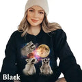 Racoons Howling Moon Racoon Meme Shirt T-Shirts, Hoodie, Sweatshirt