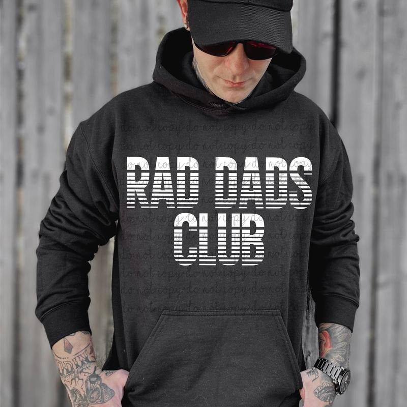 Rad Dads Club DTF Transfers - THIS IS NOT A SHIRT Hoodie, Sweatshirt | GrindPrints.com