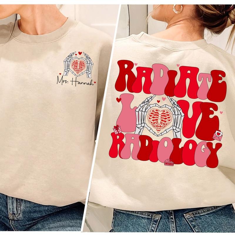 Radiate Love Radiology Shirt , Rad Tech Shirt, Radiology Shirt Best Price Hoodie, Sweatshirt | GrindPrints.com